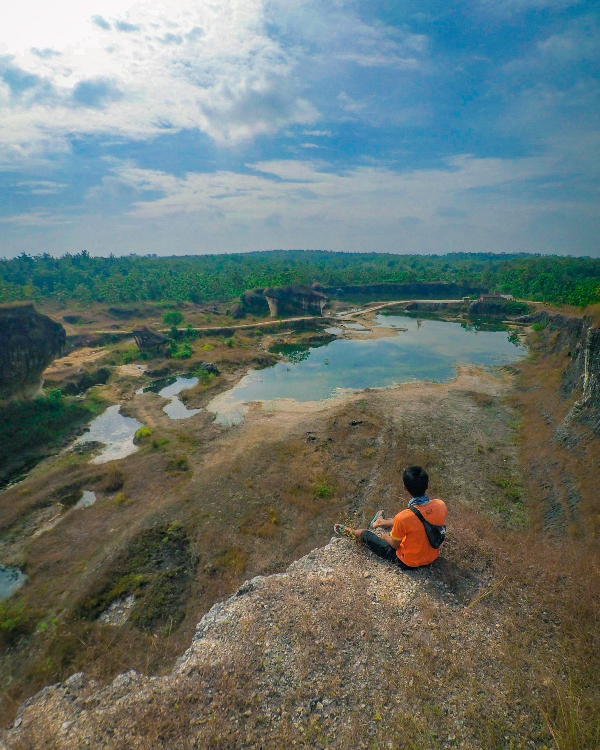 Ranu Genengan. Wisata bekas galian, anti&nbsp;Lockdown