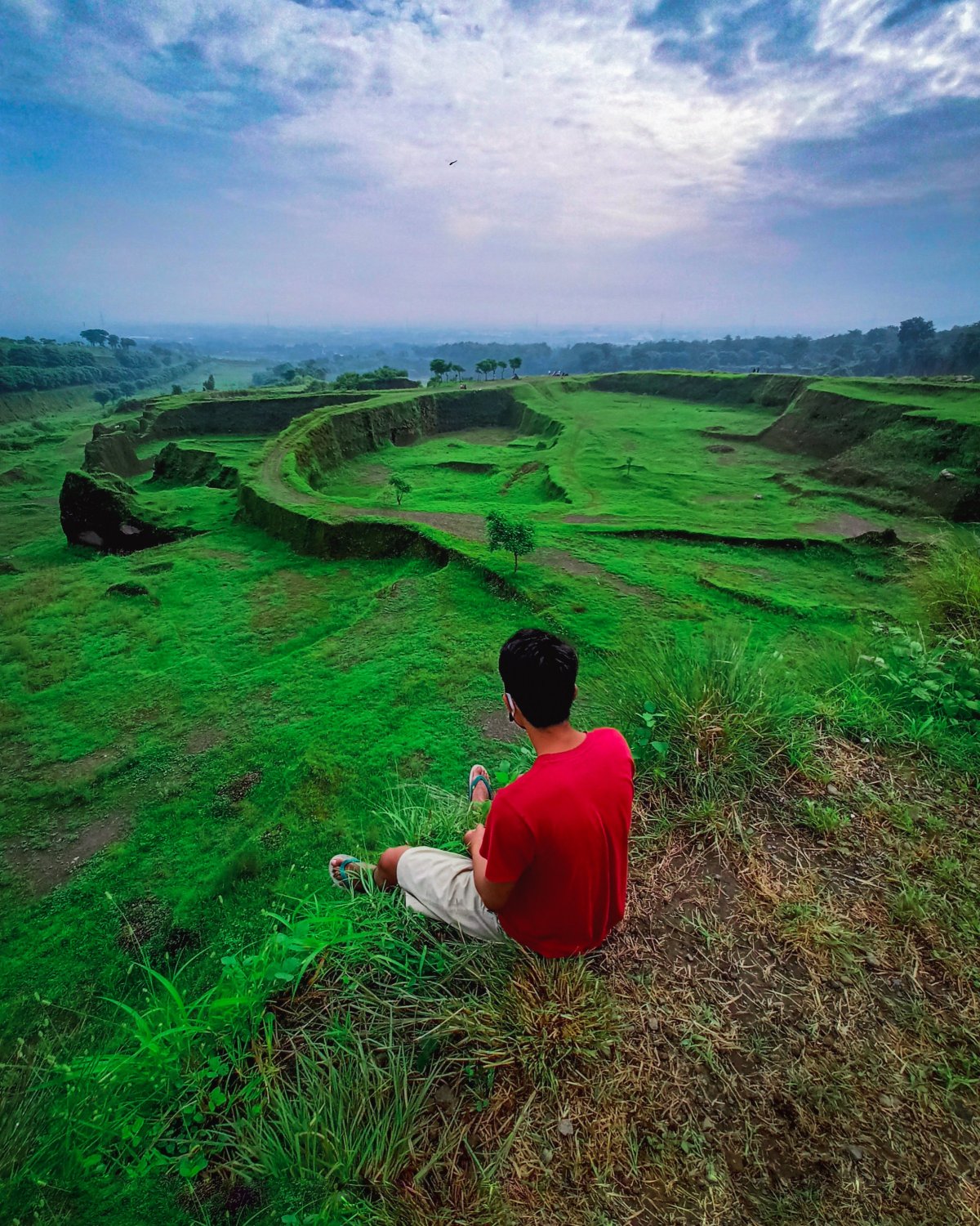 Lembah dieng. Wisata bekas tambang saingan Ranu&nbsp;Manduro